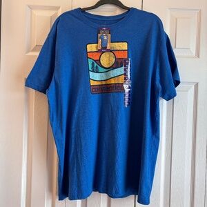 NWT State of Mine "Connecticut" Men's Blue Short Sleeve T-Shirt SZ XXL